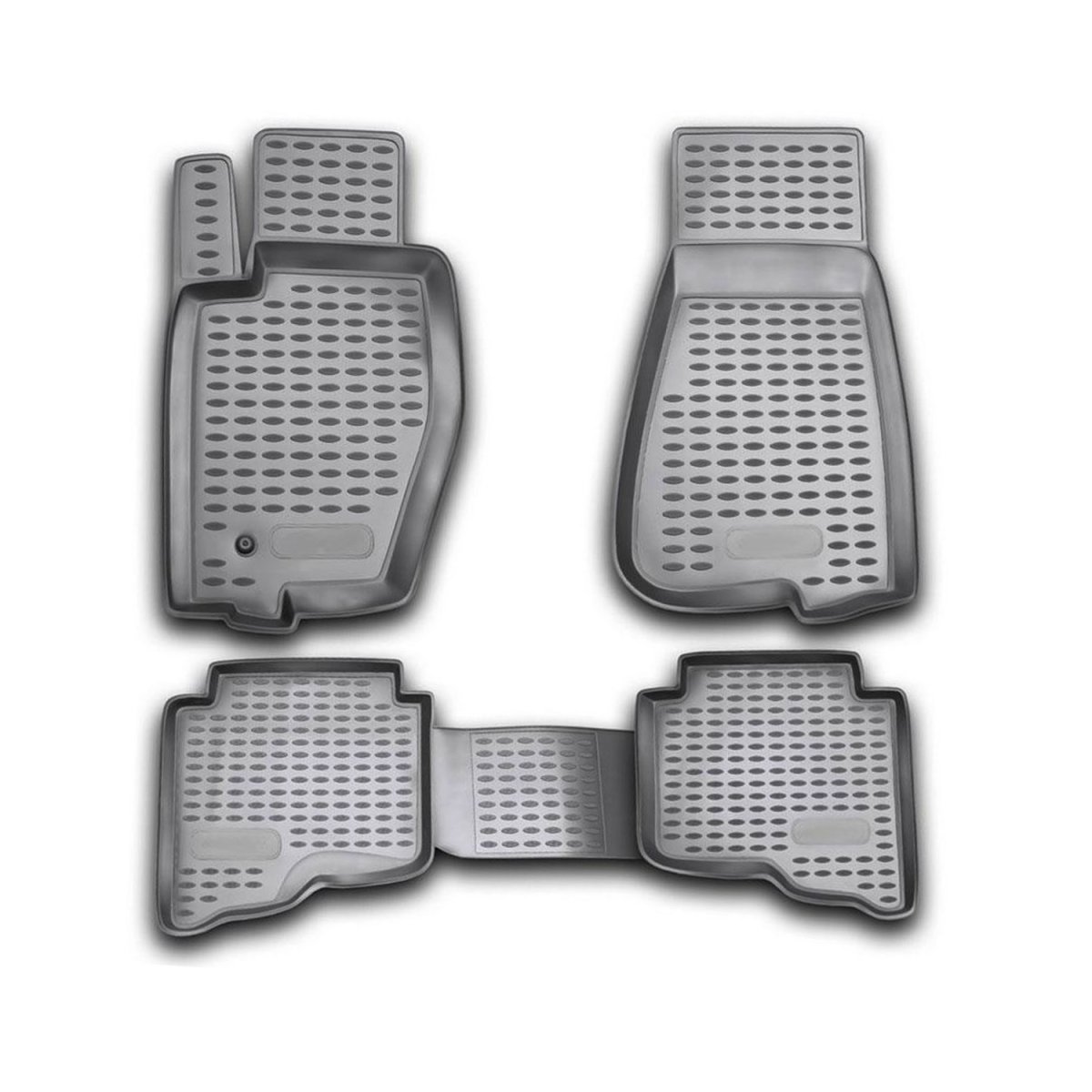 Jeep Grand Cherokee Floor Mats - Omac - Rubber TPE - Grey - '05-'10